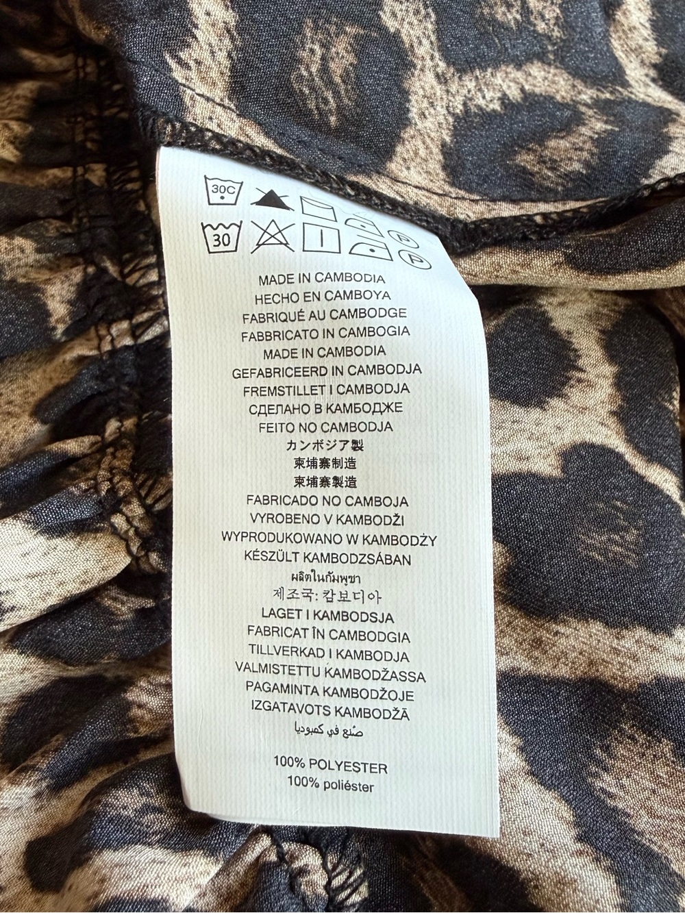 Michael Kors Petite XS Leopard Print Ruffle Dress Long Sleeve NWT - Picture 12 of 13
